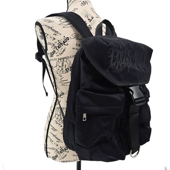 Dolls Kill Limited Edition Black Heavy Metal Stitch Backpack - Picture 1 of 11
